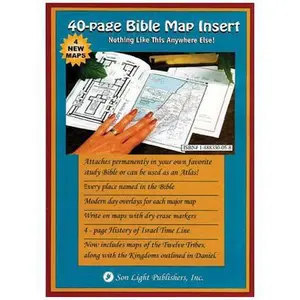 USED-Bible Map Insert (Find Every Place Mentioned in the Bible) [Paperback] by Summers, Wayne (Paperback)
