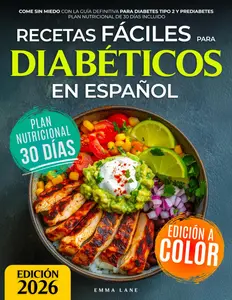 Recetas Fáciles para Diabéticos en Español: Come Sin Miedo con la Guía Definitiva para Diabetes Tipo 2 y Prediabetes