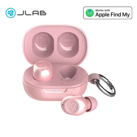 JLab JBuds Mini ANC Jélle True Wireless Earbuds, Active Noise Cancelling, Spatial Audio, iOS Find My, Bluetooth 6, IP55 Water Resistant, iOS and Android