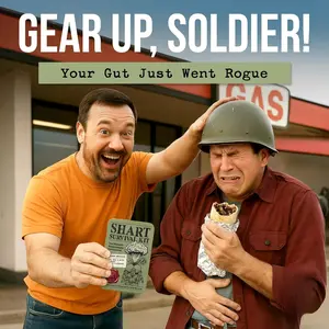 Military-Grade Shart Survival Kit for When Your Butt Commits Treason.Emergency Backup Gag Gift for Digestive Mutiny & Rear-End Rebellion.