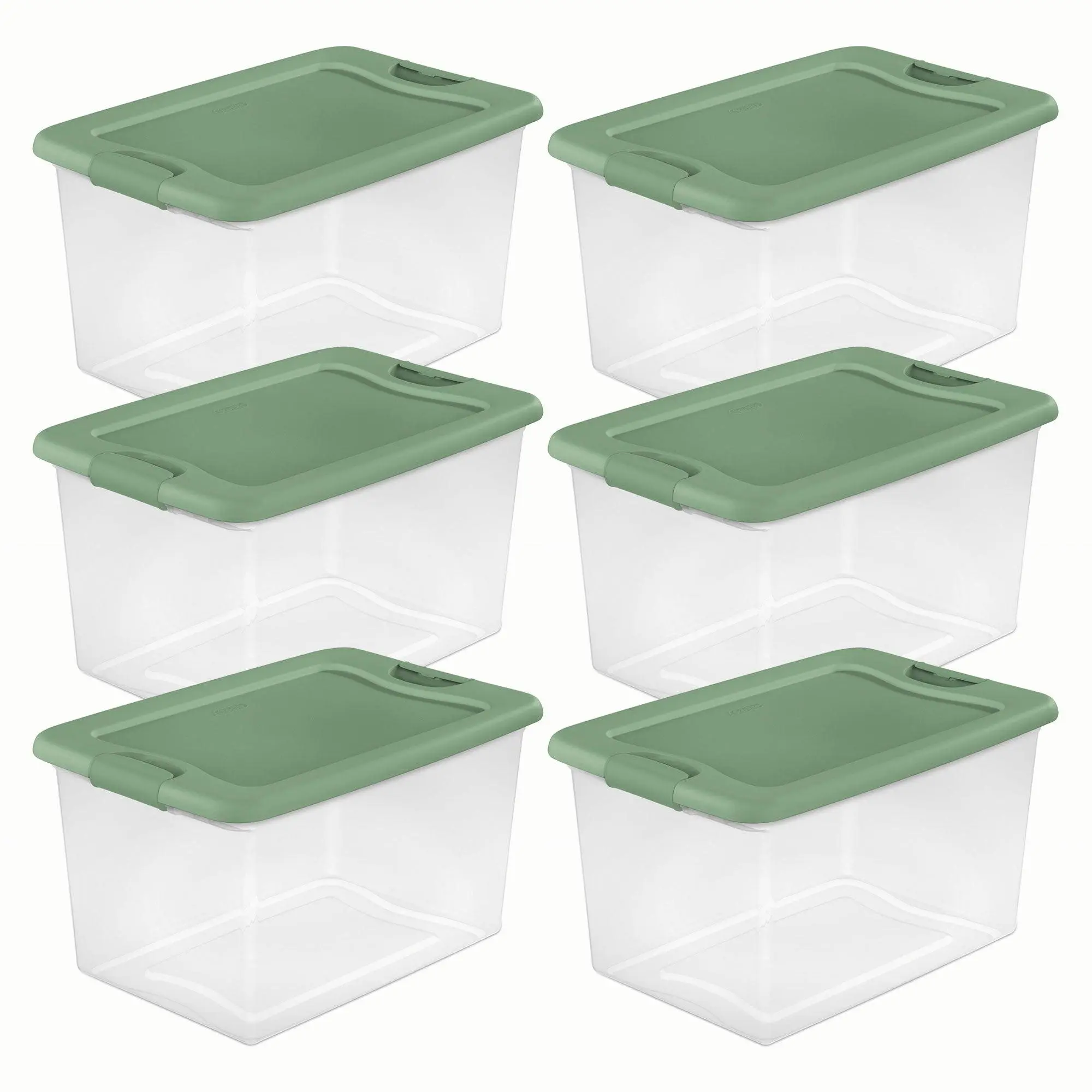 Sterilite 64 Quart Latching Plastic Storage Container Tote Boxes Organiser Sterilite 64 Quart Latching Plastic Storage Container Tote Boxes Organiser