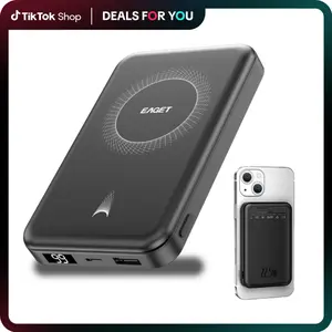 EAGET Phone Magnetic Power Bank 10000mAh, PD22.5W Fast Charging  Portable Portable Power Bank ,Compact Battery pack,For iphone 16 Pro Max/16 Pro/16/15/14/13/12 Smartphone  Chargeable(Dont Miss Power Bank),dealsforyoudays Electronic