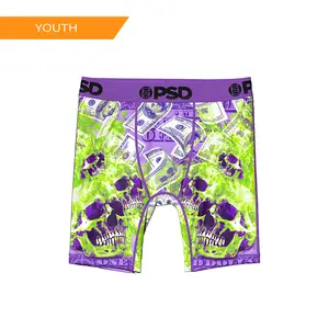 PSD Youth Boys Dead Money Boxer Brief - Soft, Breathable and Comfortable Stretch Underwear