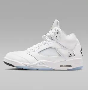 Air Jordan 5 Retro "White Metallic" 2026 SKU: HQ7978-103 Sneaker Shoes Footwear Basketball Nike Trainer Gym Shoes Nike Air Jordan