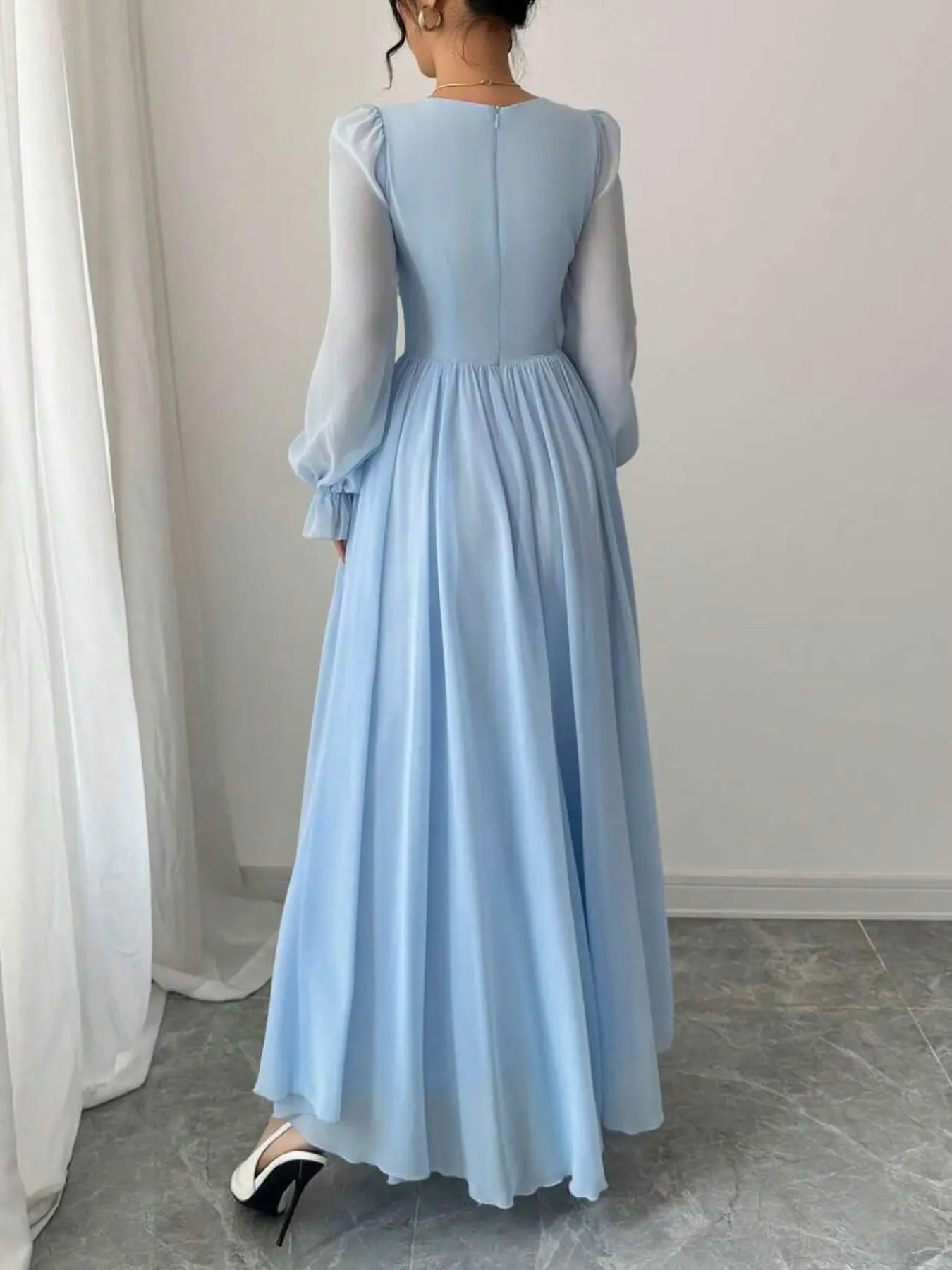 Vintage Wine Square Neck Bubble Sleeve Waist Cinching Drawstring Long Dress, French Court Style Formal Wear Elegance Evening Side Tie Flared Gown, Silk Smooth Fabric - TikTok Shop Vintage Wine Square Neck Bubble Sleeve Waist Cinching Drawstring Long Dress, French Court Style Formal Wear Elegance Evening Side Tie Flared Gown, Silk Smooth Fabric - TikTok Shop