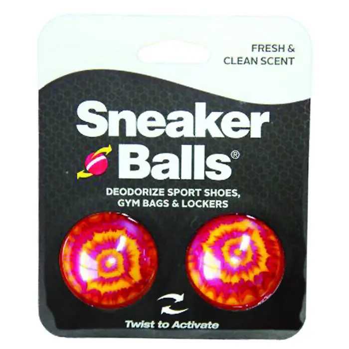 Sneaker Balls Tie Dye Shoe Freshener - Yellow/Purple/Orange, Shoe Deodorizer, Shoe Smell Eliminator