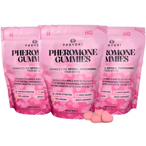 3 pack ProYoni Pheromone Gummies - Enhances Your Natural Pheromones From Within - 60 Count Mixed Berry Flavor Dietary Supplement Healthcare Fitness Edible Vitamin Christmas Holiday Haul flash sale complex