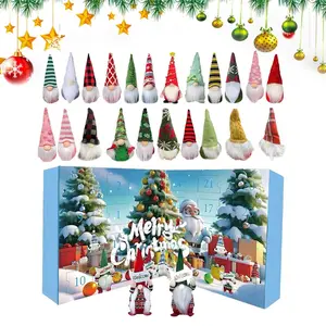 Christmas Surprise Box Set, Includes 24 Elves, Countdown Calendar, Tree Ornament, Perfect Gift & Decoration for Holiday Season