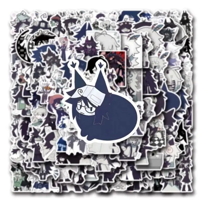 10/110Pcs Game Fundamental Paper Education Cartoon Sticker DIY Fridge Laptop Skateboard Graffiti Joke Cartoon Character Stickers