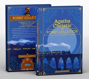 The Poirot Collection by Agatha Christie - Deluxe Hardcover Edition with Debossed Cover & 3 Color Foil Perfect for Fans