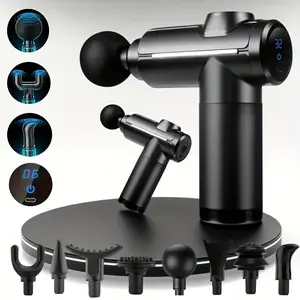 Portable Massage Gun, Ultra Compact Design, Full Body Back Neck Leg Waist Massage, 1200mah Rechargeable Lithium Battery, Home Sports Travel Use