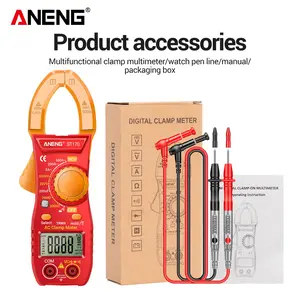 ANENG ST170 Digital Clamp Meter 1999 Counts Digital Multimeter Ac/Dc Voltage Tester Car Amp Hz Capacitance Ncv Ohm Diode Tester