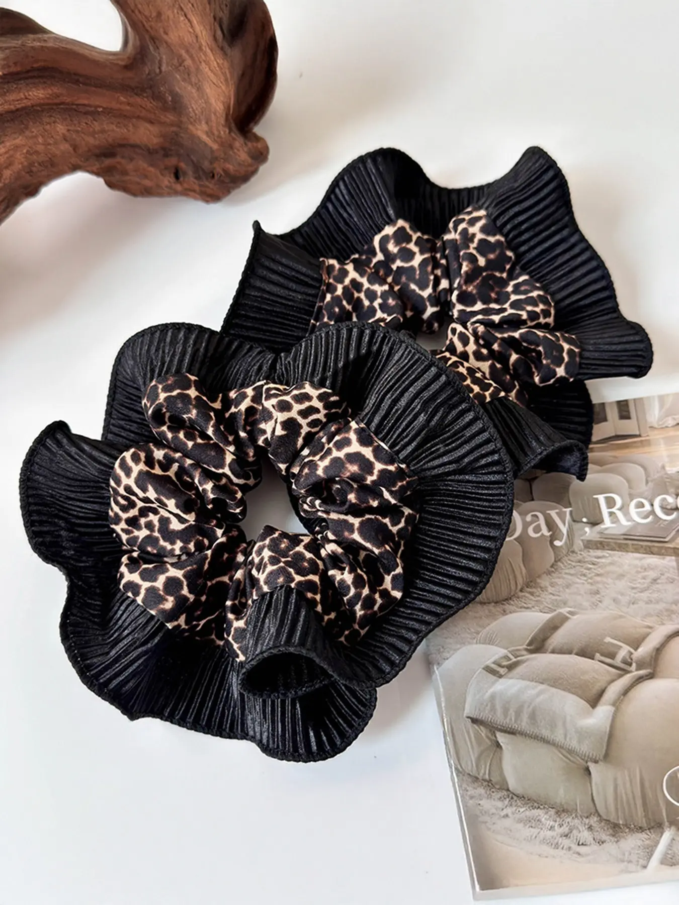 1 Piece Women's Fashionable Hair Accessories, Vintage Leopard Print Design, Stylish Elastic Hair Tie, Perfect for Daily Use & Special Occasions, Elastic Hair Accessory, Scrunchies for Hair