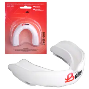 Bella Sports Mouth Guard for Boxing MMA Football & Martial Arts Shock Absorbing Custom Fit Gum Shield for Teeth Protection Comfortable Breathable Athletic Gear