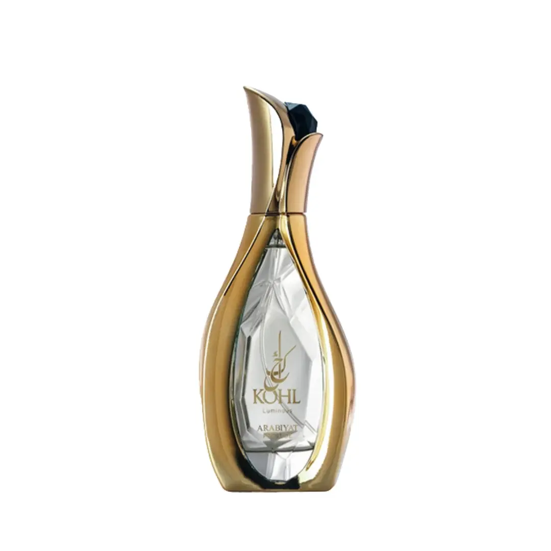 Arabiyat Kohl Opulence Eau de Parfum (Edp) - Non-Toxic Masculine Blend, Earthy Woody Vanilla Fragrance with Bergamot Lift, Spicy Amber, 3.4 oz Oriental Bottle for Adult Men, Long-Lasting Evening Wear