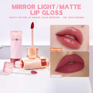 O'CHEAL Mirror/Soft Matte Lip Gloss Glossy Lip Stain,Transfer-Proof,Metal Applicator, Waterproof, Long-Lasting,Moisturizing, Liquid Lipsticks, Plumping, Not Easy To Fade,Makeup, Cosmetics