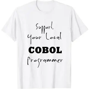 Cobol Programming Code Men Women Computer Developers Coders T-Shirt