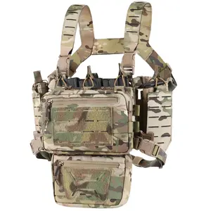 VOTAGOO Chest Rig-Sport Chest Rig，Molle Modular Micro Chest Rigs Adjustable