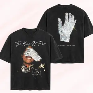 Vintage Michael Jackson King of Pop Vintage Comfort T-Shirt Graphic Tee | 2YK T-Shirt