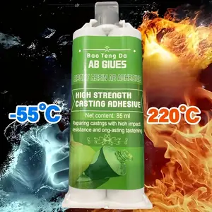 85ML Magic Repair Glue Ab, Strong Iron Bonding, Strong Adhesion, Heat Resistant Cold Welding, Non-Toxic Waterproof Metal Repair Adhesive