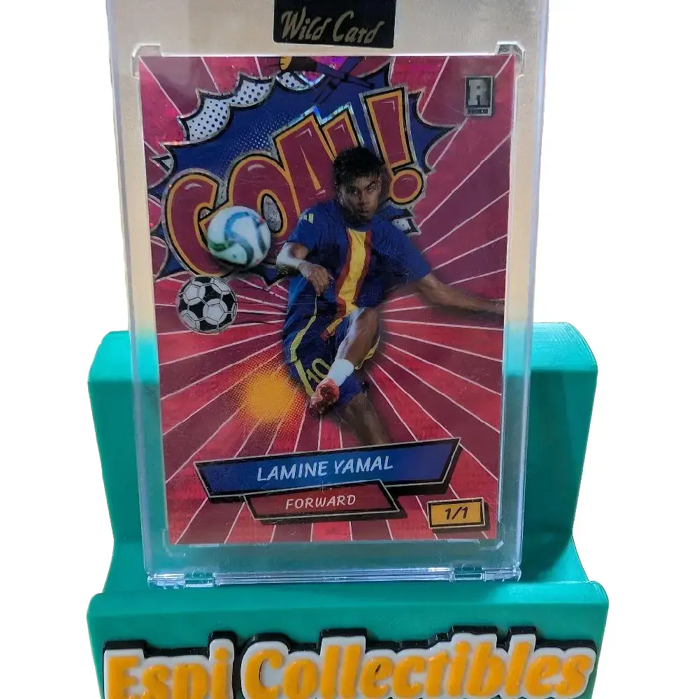 Espi Collectibles Lamine Yamal 2024 Wild Card Comix 1/1 Rookie ACGB-LY4 Barcelona Soccer Trading Card Forward Edition