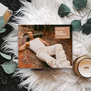 2026 updated Glen Powell Calendar If You Feel It Chase It Calendar, Wall Calendar Glenn Powell Fan Gift
