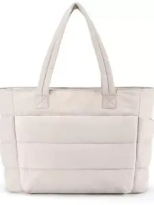 Large Capacity Women's Handbag, Elegant Lightweight Cotton Jacket Puffer Tot Bag, Yoga Fitness Travel Bag, Stylish and Practical, Lightweight Quilted Tote, Tote Shoulder Bag