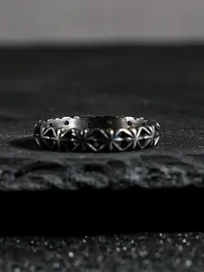 Unisex Stainless Steel Ring, Vintage Style Fashion Accessory, Durable & Stylish Design, Perfect Gift for Him Her