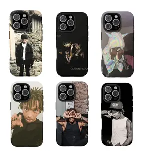6 Styles Rapper Underground Aesthetic Phone Case, Compatible with iPhone 17 Pro Max 16 15 14 13 12 11 Pro Max Plus and Samsung Galaxy S24 S23 S22 S21 S20, Cute Fashion Dual Layer Creative Case, Perfect Gift for Her/Him beautiful