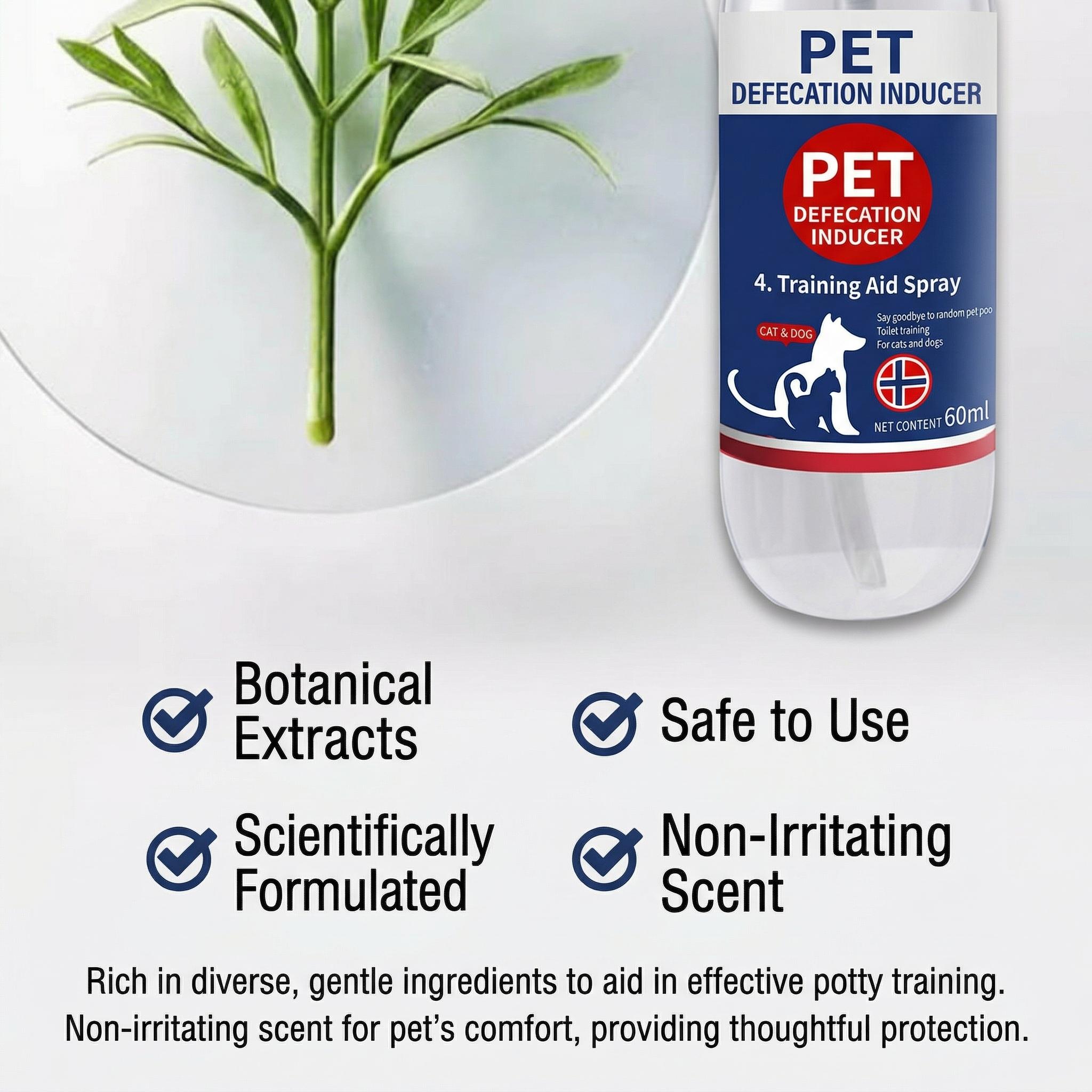 Dog Potty Training Spray | Go Here Puppy Pee Attractant Spray for Housebreaking Natural Formula Indoor & Outdoor 5 Fl OZ