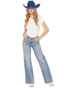 7 For All Mankind Women's Love Soul Lotta Twisted Seam High Rise Stretch Trouser - 7Ux1c120-Ls1