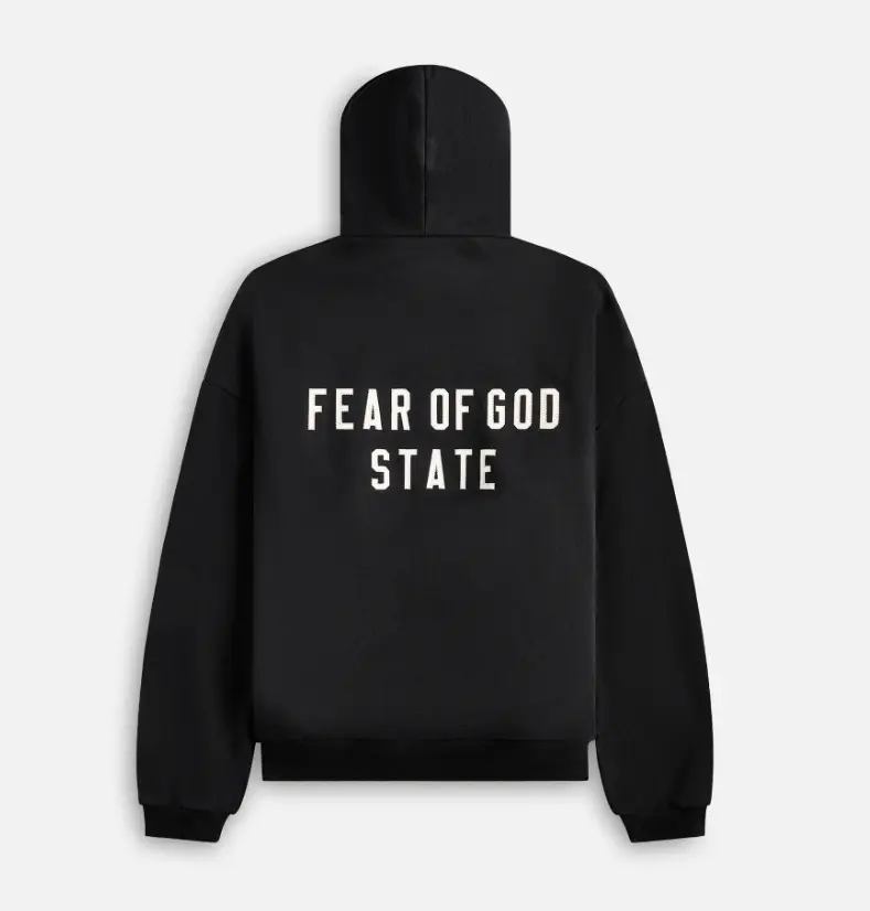 (100% Authentic with QR Code) Fear of God Essentials Hoodie Heavy Fleece Full zip Hoodie Men or Women Streetwear