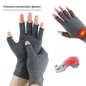 Open finger gloves Pressure protective gloves Fitness protective outdoor riding gloves Flexible and light, not tiring
