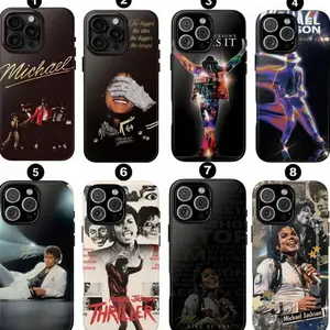 Michael 2026 Phone Case, Michael Jackson Iconic Glove Crystal, Legendary Singer Cover Compatible with iPhone X, 11, 12, 13, 14, 15, 16, 17 Plus Pro Promax & SS Galaxy S21-25 Series