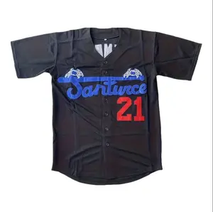 Santurce Cangrejeros Roberto Clemente Baseball Jersey Black