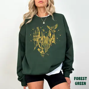 Magical Book Sweatshirt, Universal Studios Shirt, Fantasy World Tee, Witchery Castle Crewneck, Magic School, Universal Studios Family Shirt