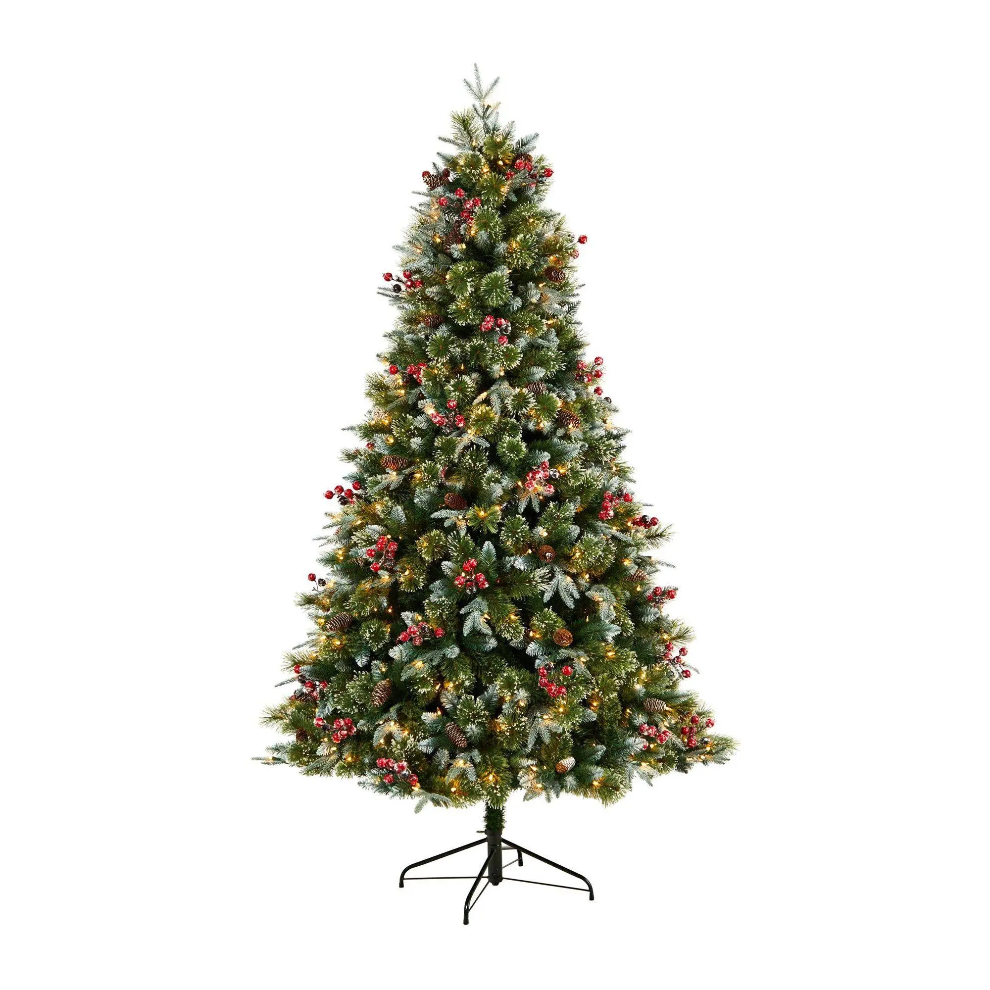 Nearly Natural 7.5-ft Snow Tipped Aspen Sprucehristmas Tree