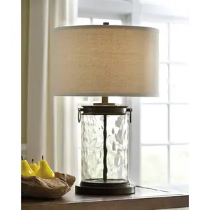 Tailynn Glass Table Lamp Bronze - Signature Design by Ashley