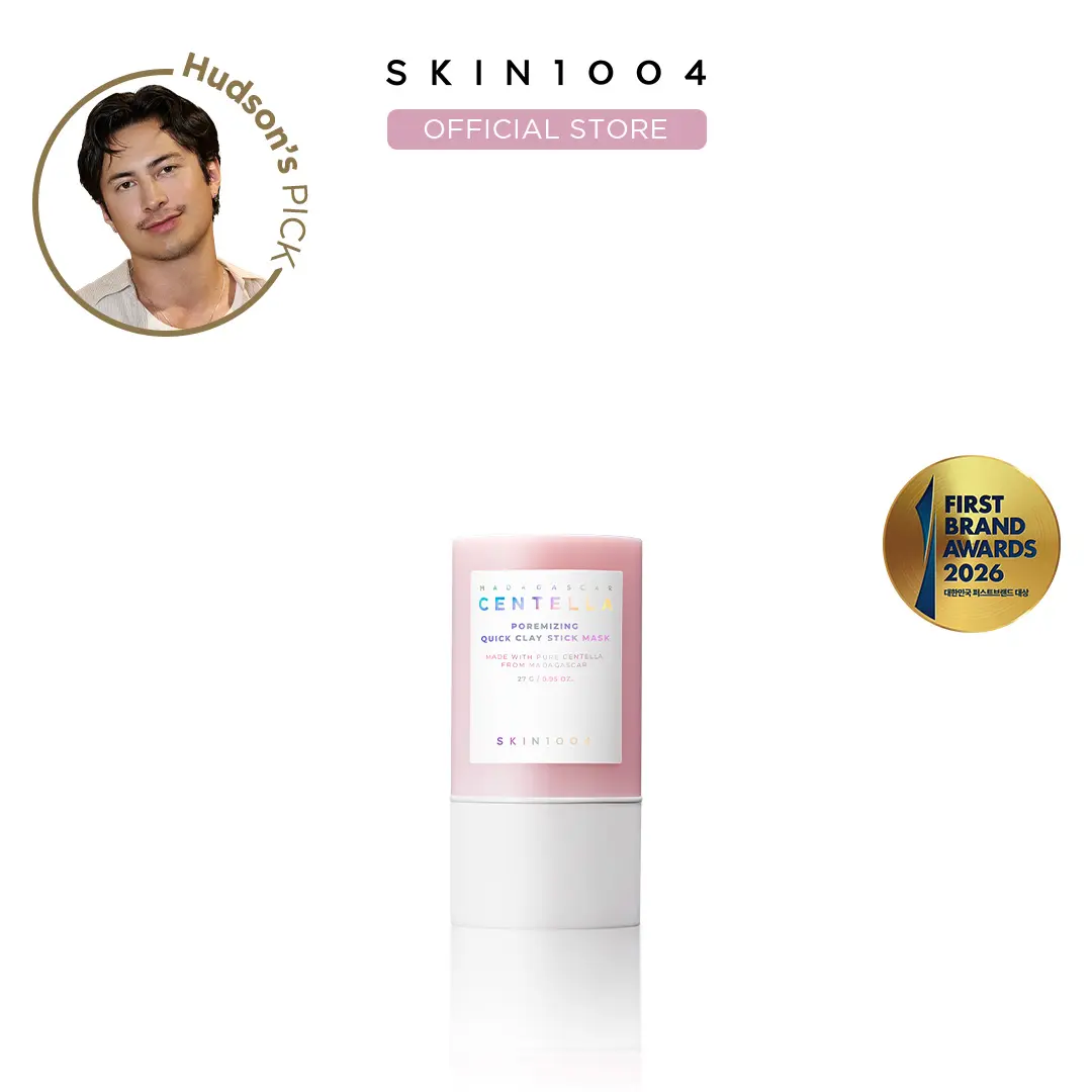 [SKIN1004 Official Shop] Poremizing Quick Clay Stick Mask 27g - Viral Blackhead Care Pink Stick, Quick Easy Wash-Off Mask, Removes Impurities and Sebum, Flawless Skin
