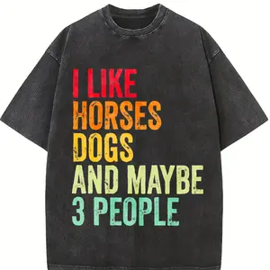 I Like Horses Dogs And Maybe 3 People Shirt,Horse Lover Shirt,Animal Lover Shir, Farmer Women Shirt, Girls Horse Shirt, Gift For Horse Owner