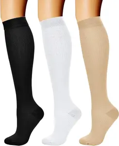 Genderless Stockings Sports Compression Socks for Outdoor Running and Cycling with Pressure