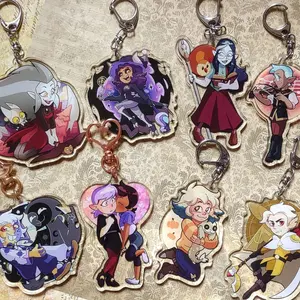 Lumity, Hunter, Eda, Lilith & Hooty, Collector, Raine Whispers, Vee, Titan Luz  Acrylic Charms Keychains (The Owl House)