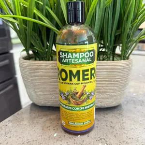 Romero Artisan Shampoo for Healthy Hair Bergamot Romero Anti Dandruff & Ortiga & Horse Tail Organic 100% Natural Herbal Formula (16 oz)