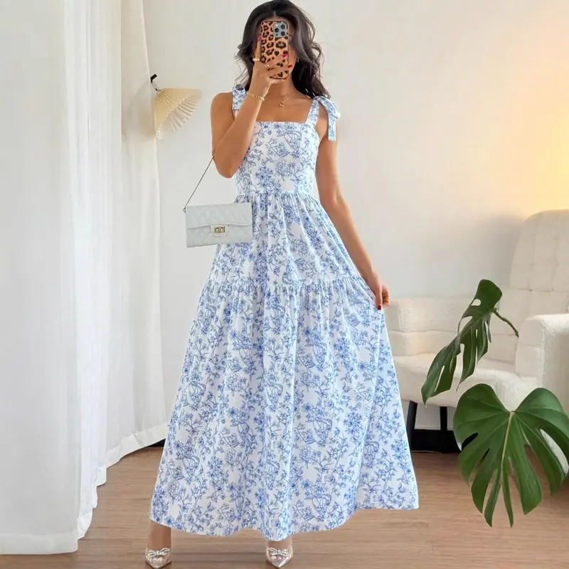 sage green formal midi dress Ever-Pretty Inclusive Plus Size V-neck Satin Ruffled Midi Summer Formal Wedding Guest Dress