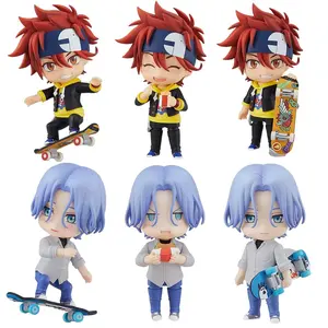 6Pcs/1Set Anime SK8 the Infinity Figure Hasegawa Langa Kyan Reki Set SK∞ Model Toy Doll Action Figure PVC 10CM