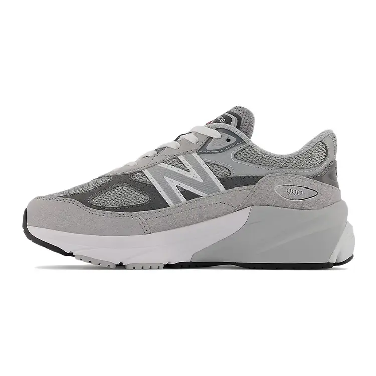New Balance 990v6 Castlerock Youth-Women's Round Toe Sneaker, Breathable Mesh Upper, Cushioned Midsole, Durable Outsole, Comfortable Sports Footwear for Daily Walking, Shoe, Walking Shoes, Sports Shoes, Athletic
