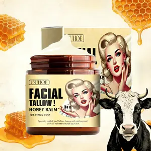 Cow Fat Honey Cream, Body and Facial Moisturizing Cream, Daily Essential Body and Facial Care Products, Gentle Moisturizing, Long-lasting Moisturizing, Fast Absorption Without Greasiness, Suitable for Men and Women