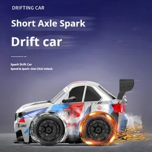 RC Drift Car, Remote Control Car for Kids, 4WD High Speed RC Cars with LED Lights,Vehicle for Adults Boys Girls Room Decor Ornament Festive Decorations traxxas driver toy