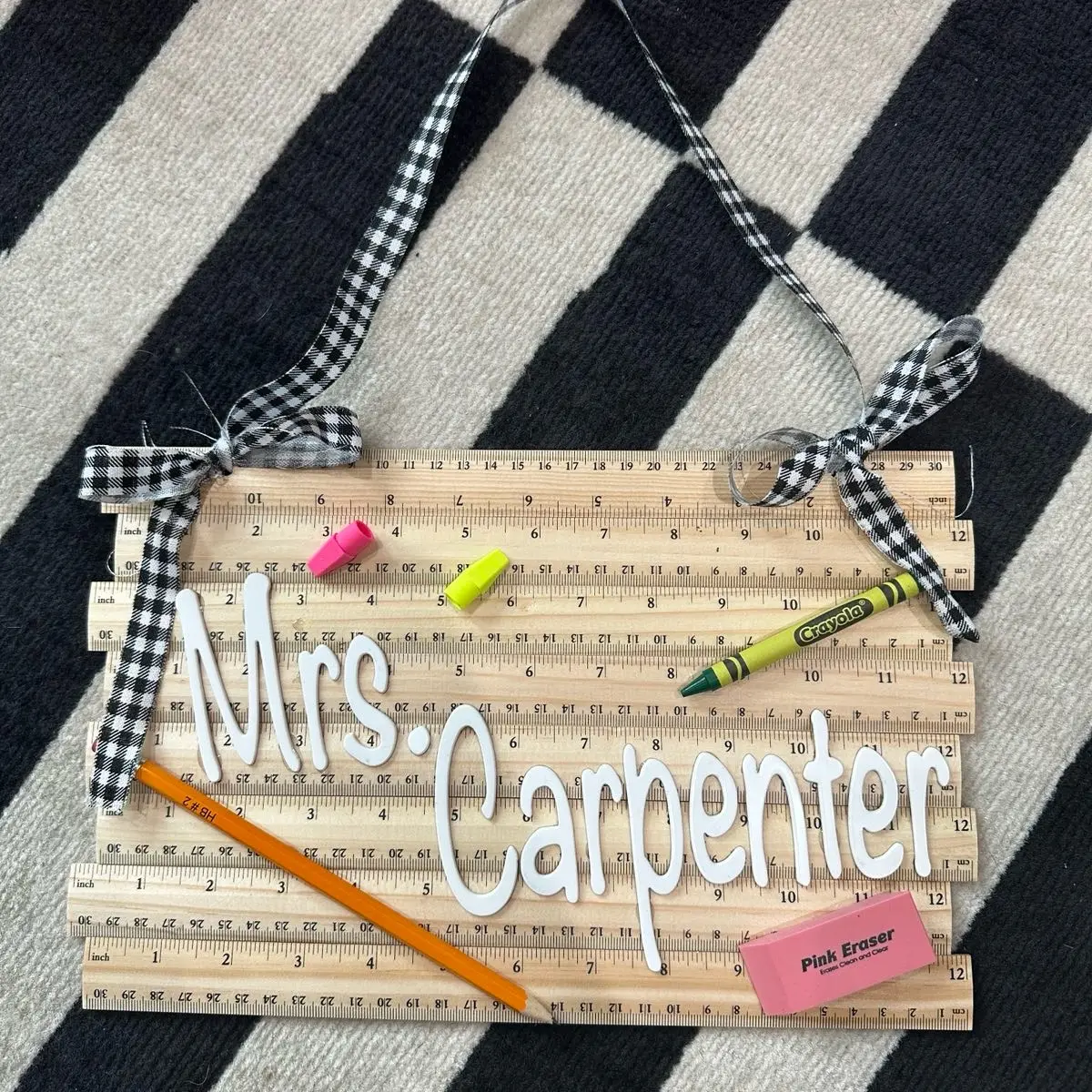 Teacher door hanger