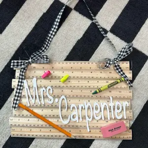 Teacher door hanger